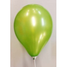 12'' Local Round Atex Metallic Lime Green Balloon